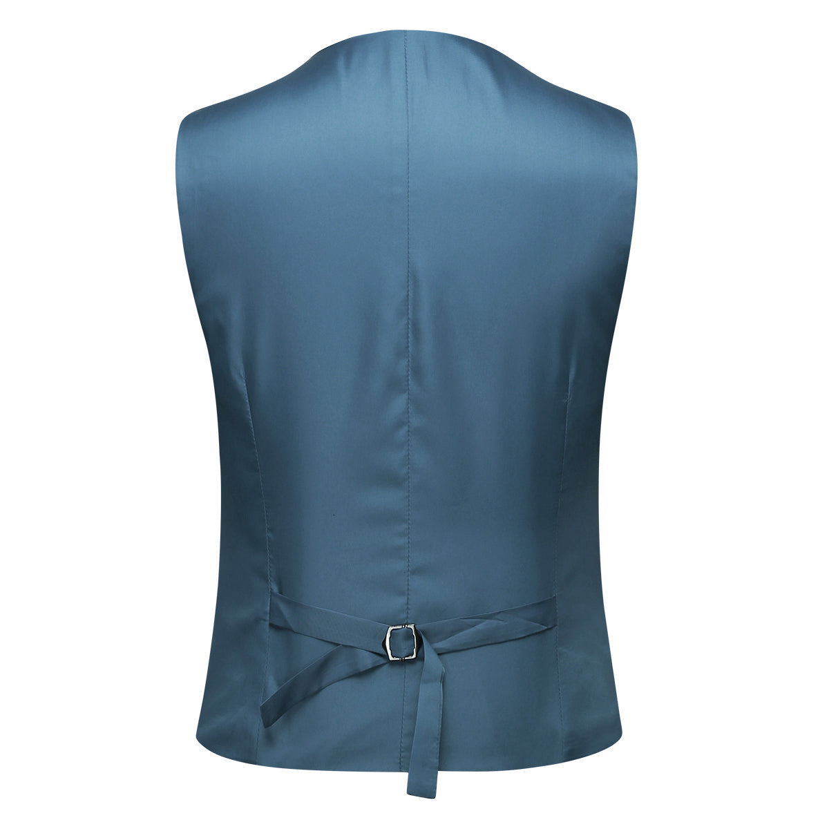 YFFUSHI Men's Slim Fit 3 Piece Suit One Button Suits Blazer Tux Vest & Trousers Teal Blue