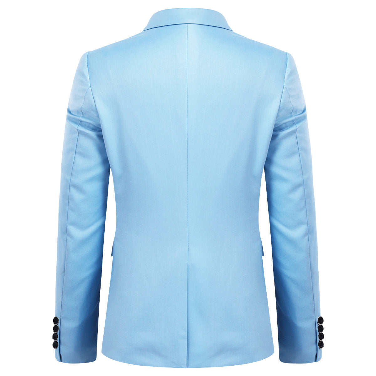 YFFUSHI Slim Fit 2 Piece Suit for Men One Button Casual/Formal Tuxedo Light Blue