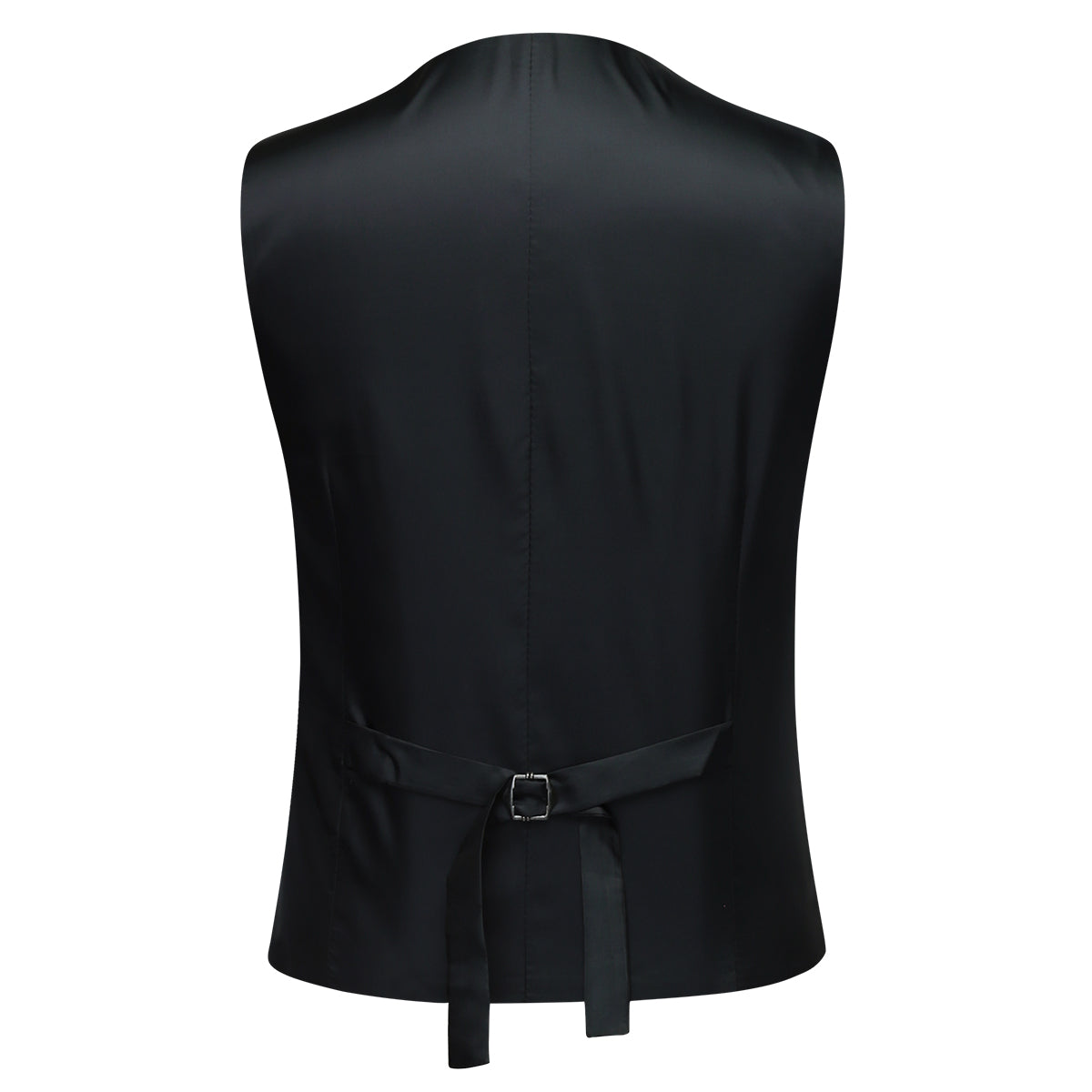 YFFUSHI Men's Slim Fit 3 Piece Suit One Button Suits Blazer Tux Vest & Trousers Black