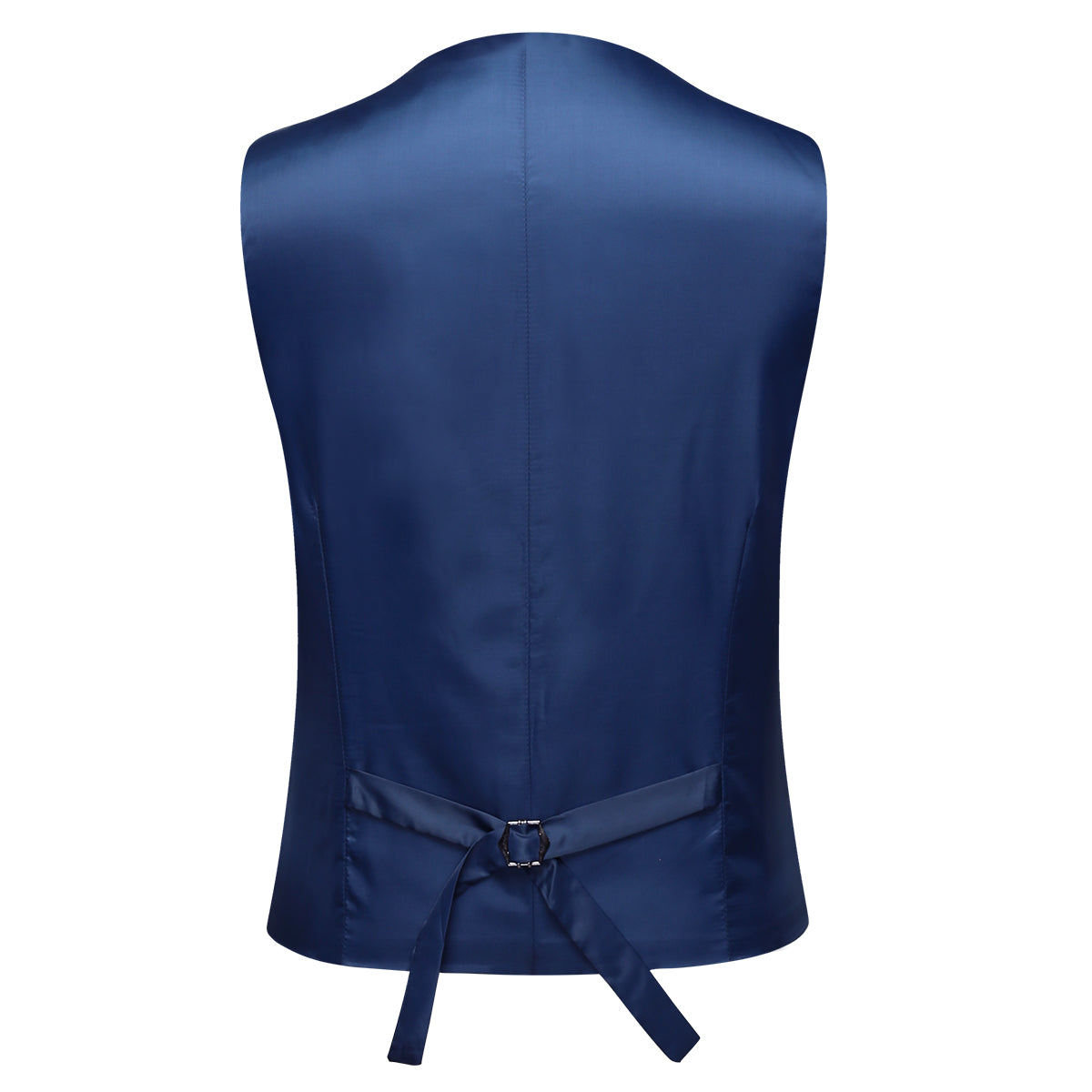 YFFUSHI Men's Slim Fit 3 Piece Suit One Button Suits Blazer Tux Vest & Trousers Riviera Blue