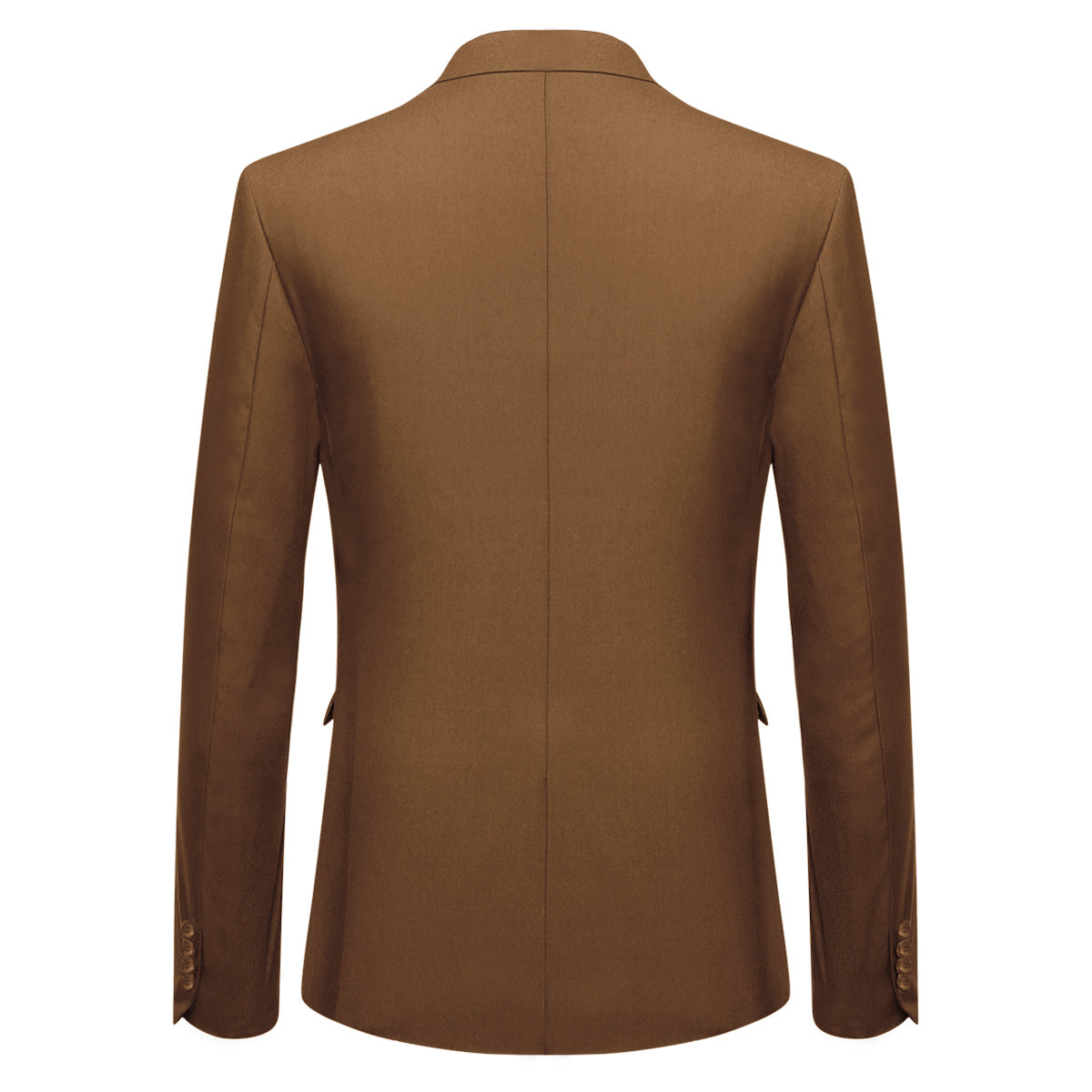 Mens Coffee 2 Piece Slim Fit One Button Suits