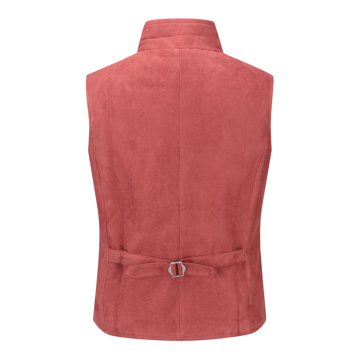 Men's Gothic Vintage Waistcoat Suit Vest Double Breasted Red