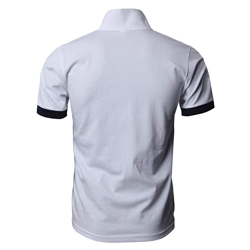 YFFUSHI Mens Summer Essential Polos Short Sleeve Classic Short Sleeve Polo Shirt 3 Colors