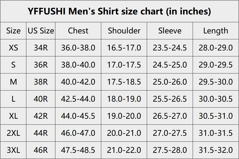 YFFUSHI Mens Shirt Pure Color Long Sleeve Button Down Shirt Black