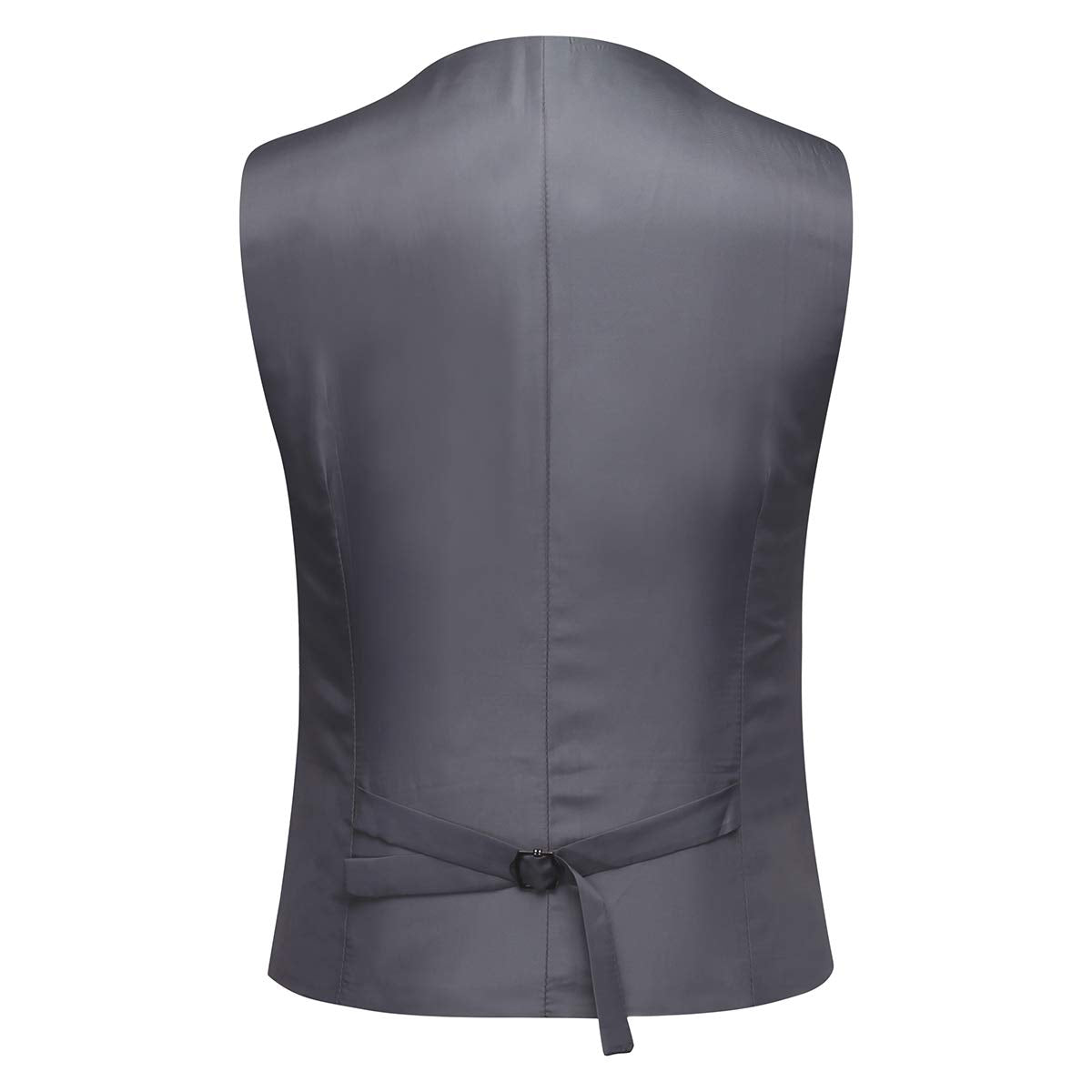 YFFUSHI Mens Formal Slim Fit Business Wedding Dress Vest Waistcoat Gray