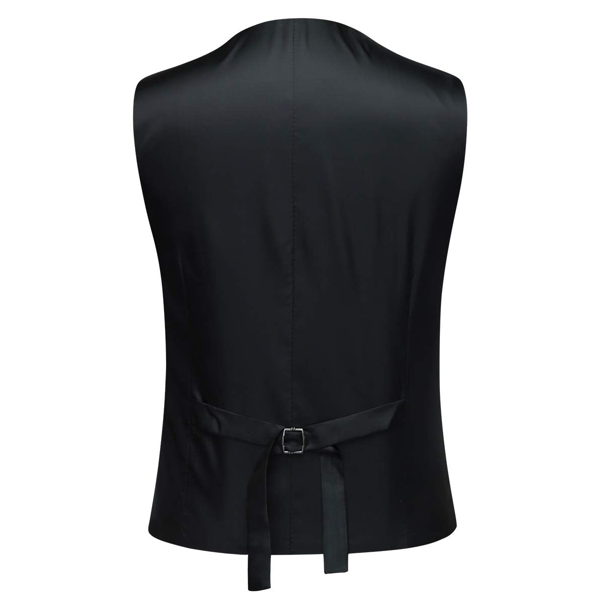 YFFUSHI Mens Formal Slim Fit Business Wedding Dress Vest Waistcoat Black