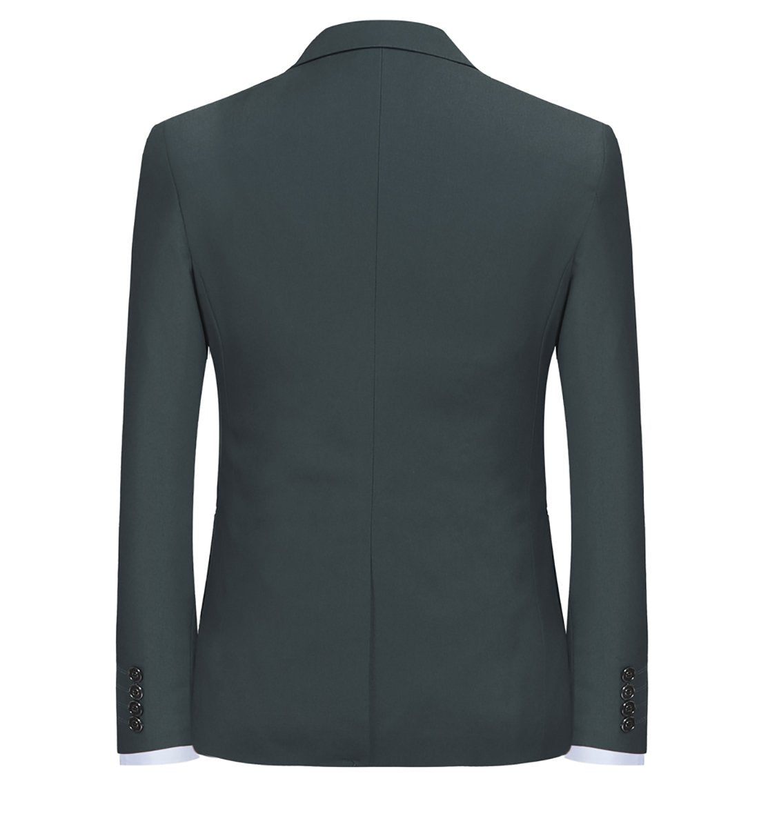 Mens Green Slim Fit One Button Blazer