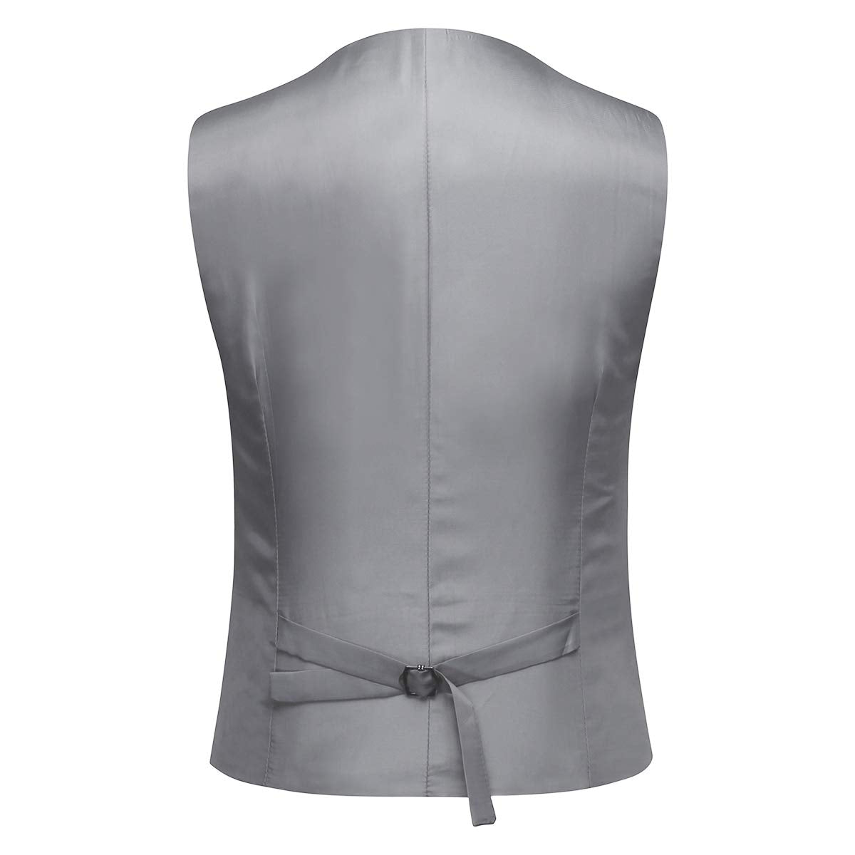 YFFUSHI Mens Suit Jacket Vest 2 Piece Set Slim Fit Separate Casual Formal Dress Tops Dark Gray