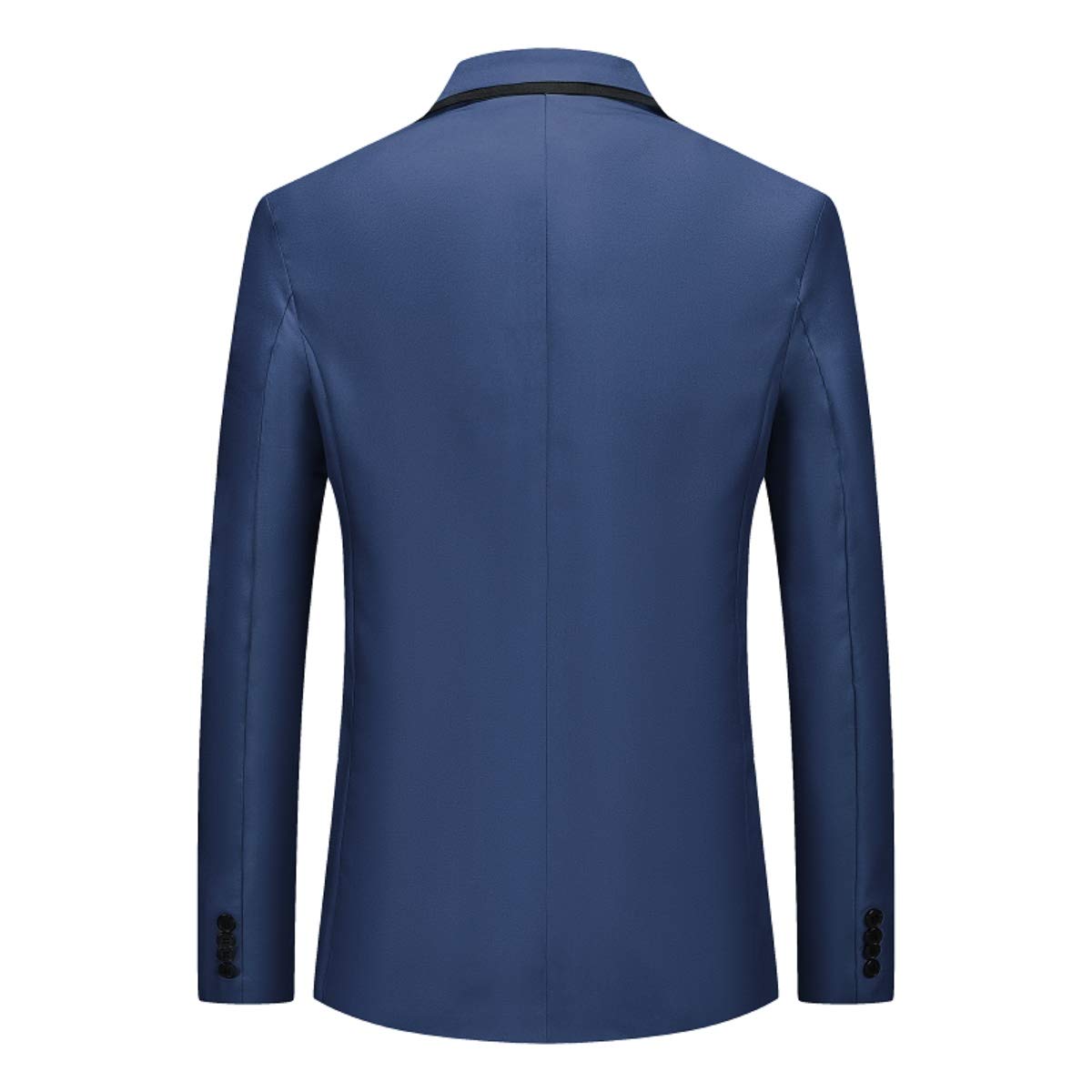 YFFUSHI Mens Classic Blazer Jacket Casual 2 Buttons Lightweight Daily Dress Coat Navy