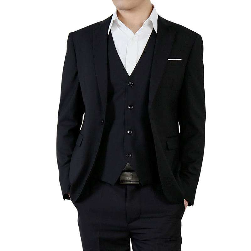 Mens Black Slim Fit Casual Blazer