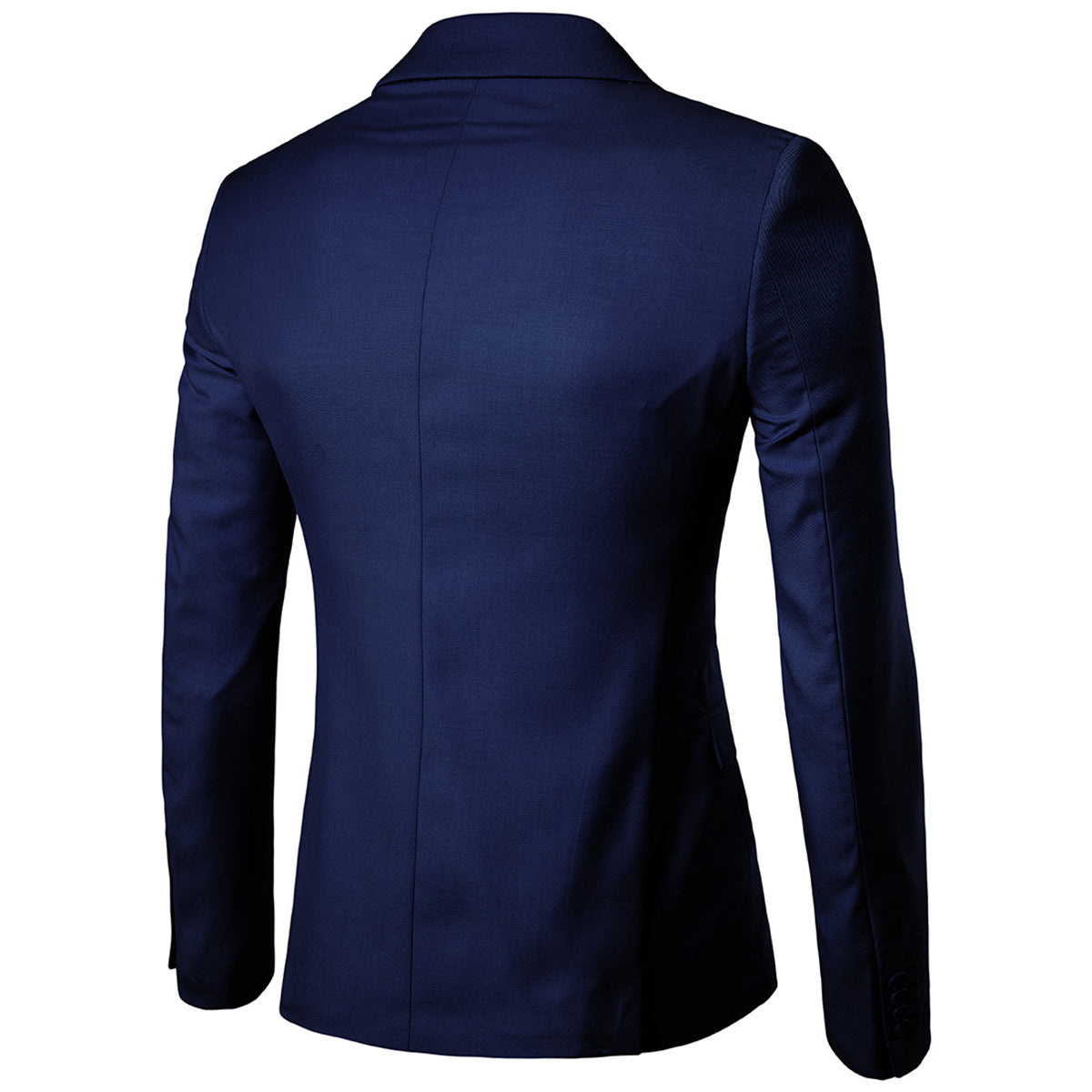 Men`s Navy Slim Fit Casual Blazer