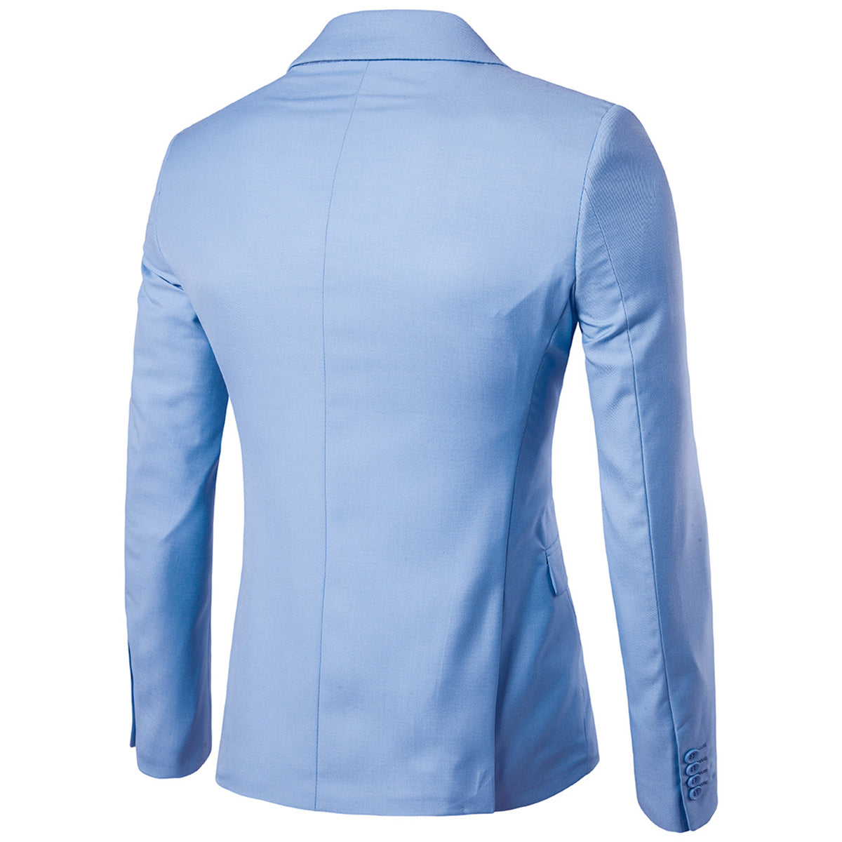 Mens Light Blue Slim Fit Casual Blazer