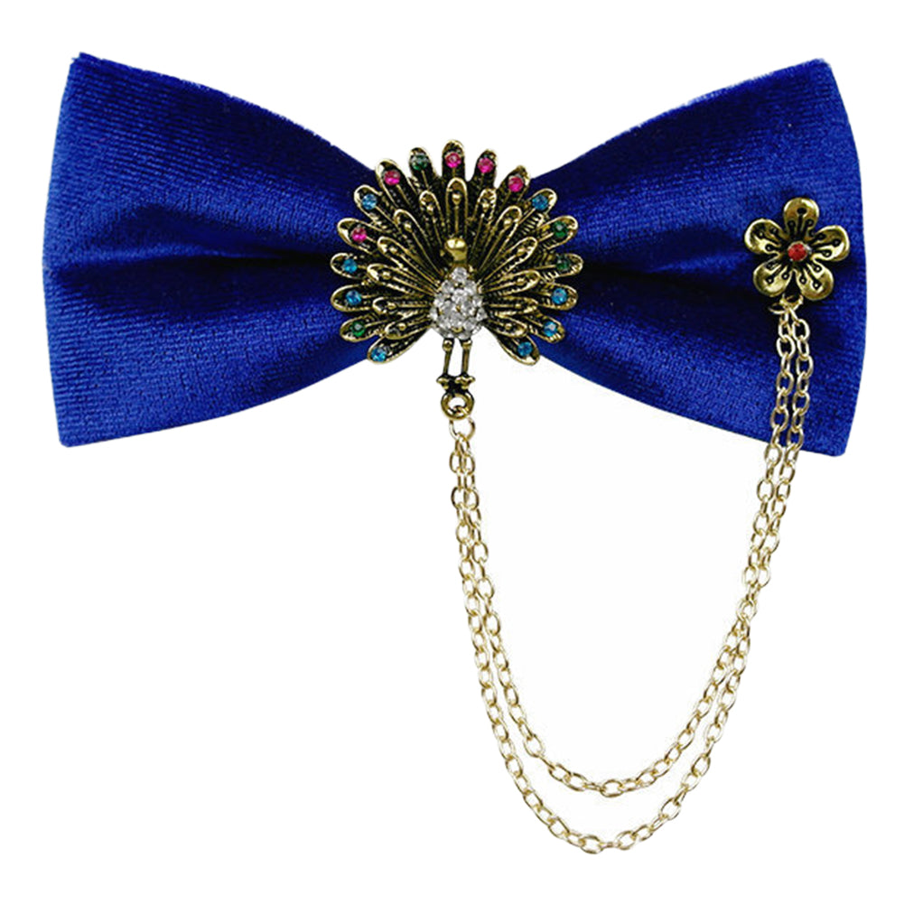 YFFUSHI Mens Luxurious Peacock Bow Tie 4 Colors