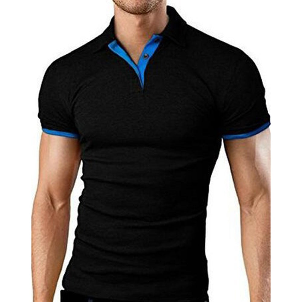 YFFUSHI Mens Summer Essential Polos Short Sleeve Classic Short Sleeve Polo Shirt 3 Colors