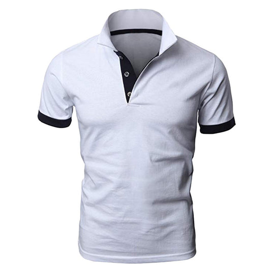 YFFUSHI Mens Summer Essential Polos Short Sleeve Classic Short Sleeve Polo Shirt 3 Colors