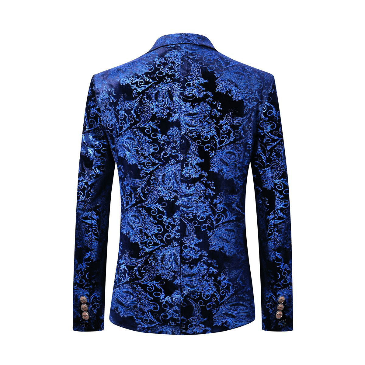 Stylish Blue Blazer Dress Floral Blazer