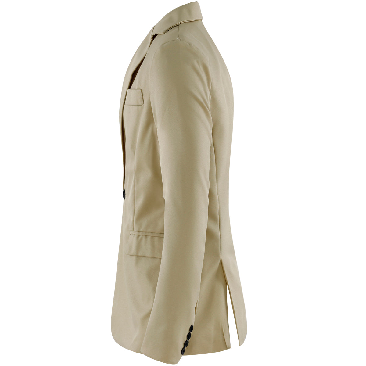 YFFUSHI Mens Balzer Casual Sport Coat Khaki